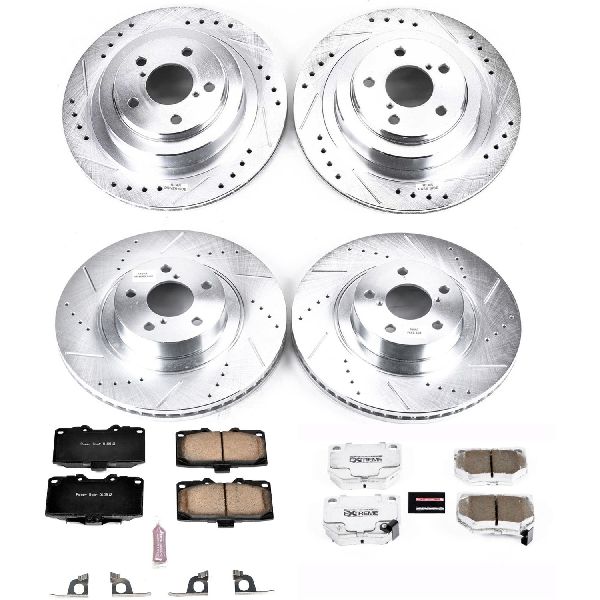 2006-2007 Subaru Impreza Disc Brake Kit - Front and Rear (Powerstop)