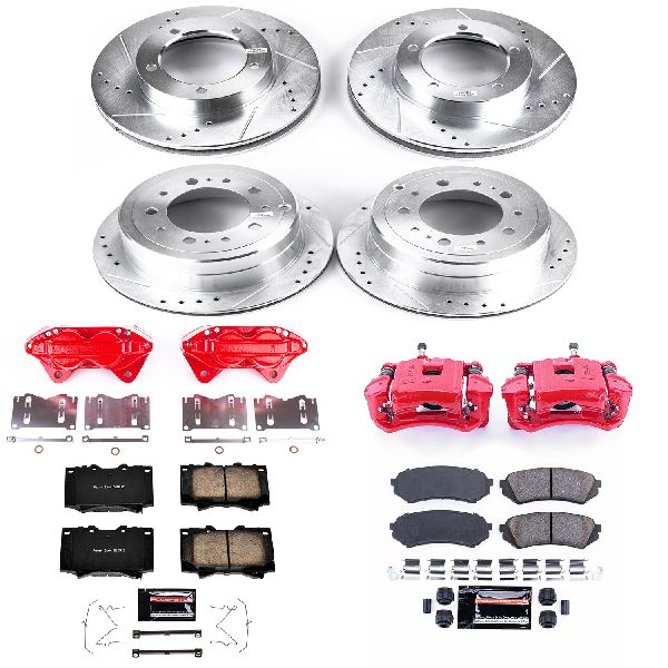 1998-2002 Toyota Land Cruiser Disc Brake Kit - Front and Rear (Powerstop)