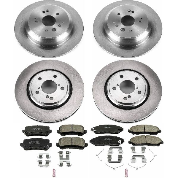 2017-2020 Acura MDX Disc Brake Kit - Front and Rear (Powerstop)