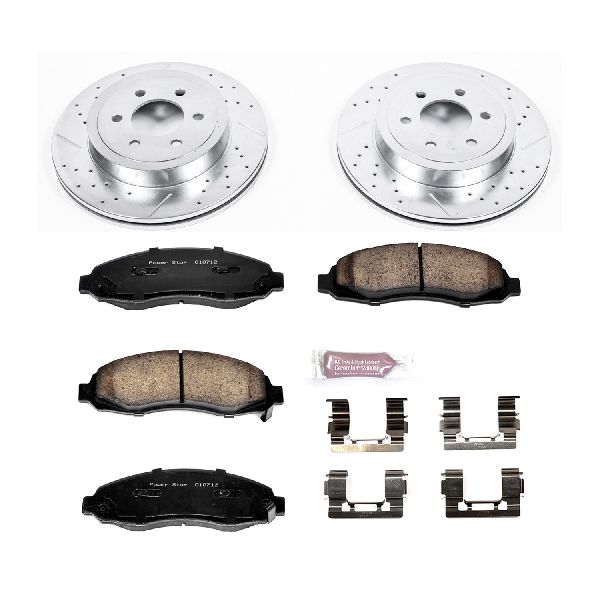 2003-2004 Dodge Dakota Disc Brake Kit - Front (Powerstop)