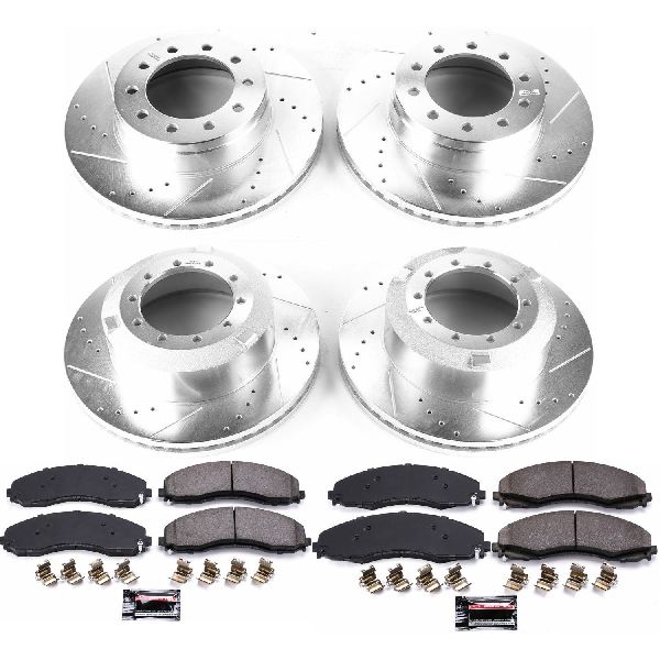 2017-2022 Ford F-550 Super Duty Disc Brake Kit - Front and Rear (Powerstop)