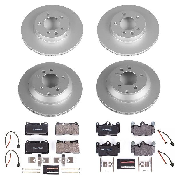 2007-2010 Volkswagen Touareg Disc Brake Kit - Front and Rear (Powerstop)