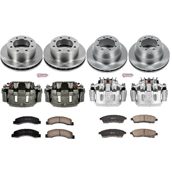 1999-2000 Ford F-350 Super Duty Disc Brake Kit - Front and Rear (Powerstop)