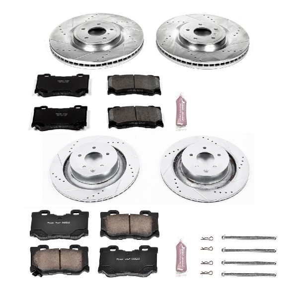 2008-2013 INFINITI G37 Disc Brake Kit - Front and Rear (Powerstop)