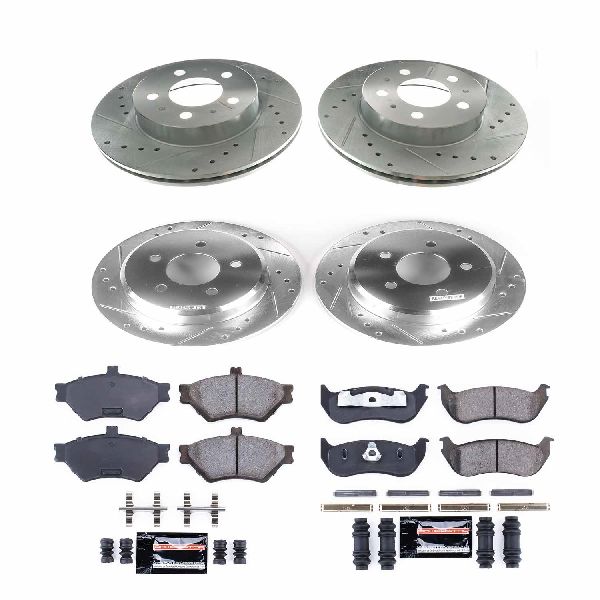 1996-1997 Lincoln Town Car Disc Brake Kit - Front and Rear (Powerstop)
