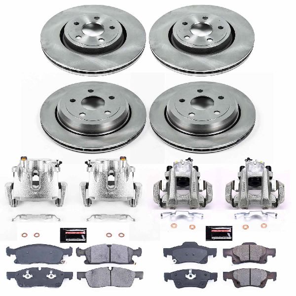 2016-2019 Jeep Grand Cherokee Disc Brake Kit - Front and Rear (Powerstop)