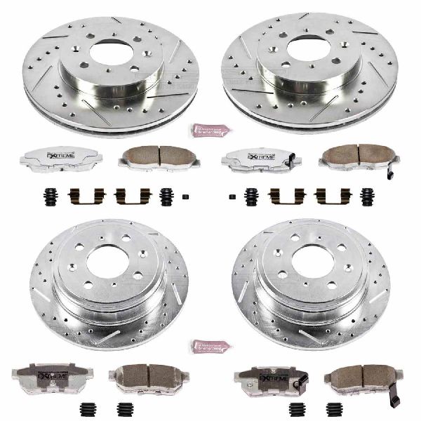 1999-2000 Honda Civic Disc Brake Kit - Front and Rear (Powerstop)