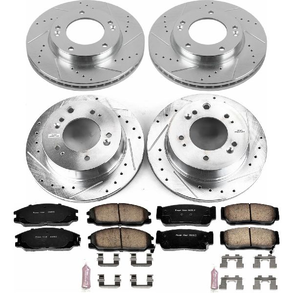 2007-2009 Kia Sorento Disc Brake Kit - Front and Rear (Powerstop)