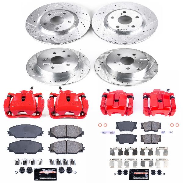 2009-2010 Pontiac Vibe Disc Brake Kit - Front and Rear (Powerstop)