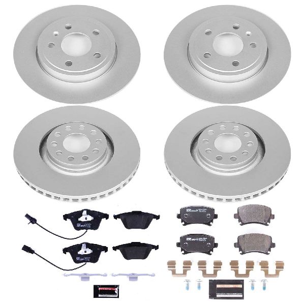 2005-2009 Audi A4 Disc Brake Kit - Front and Rear (Powerstop)
