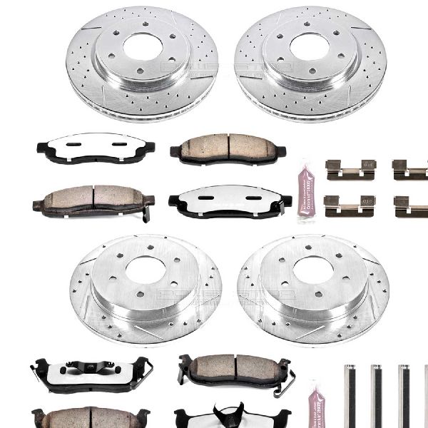 2005-2007 INFINITI QX56 Disc Brake Kit - Front and Rear (Powerstop)