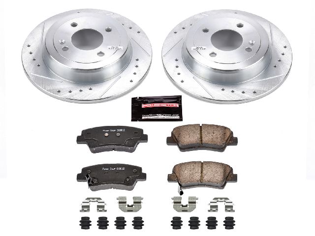 2012-2022 Hyundai Accent Disc Brake Kit - Rear (Powerstop)