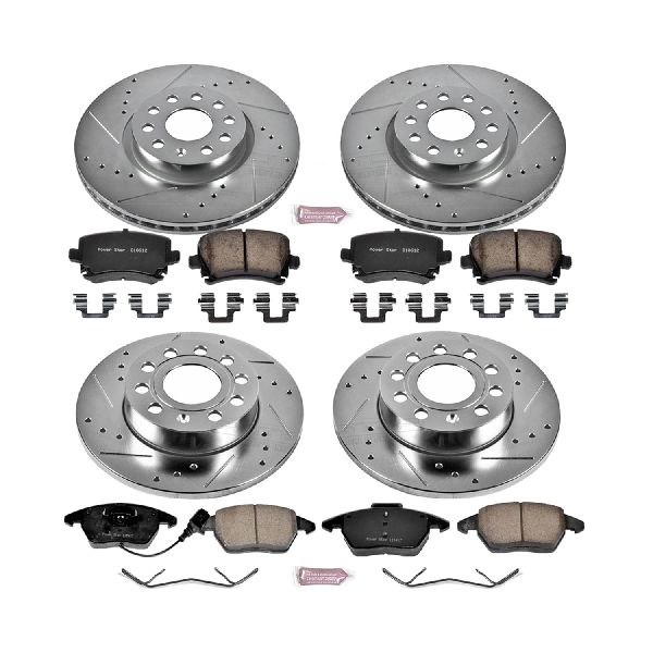 2008 Audi A3 Disc Brake Kit - Front and Rear (Powerstop)