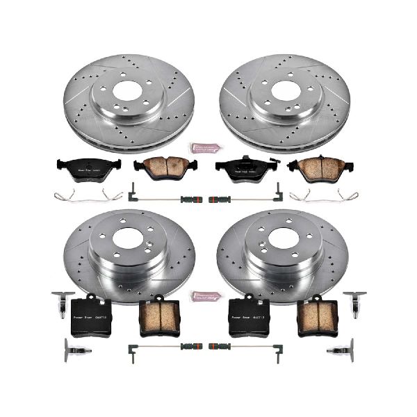 2000-2002 Mercedes-Benz CLK320 Disc Brake Kit - Front and Rear (Powerstop)