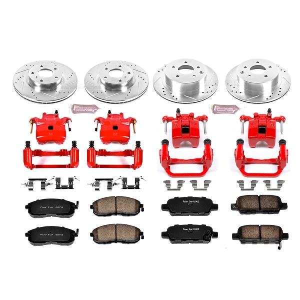 2003-2005 Nissan 350Z Disc Brake Kit - Front and Rear (Powerstop)