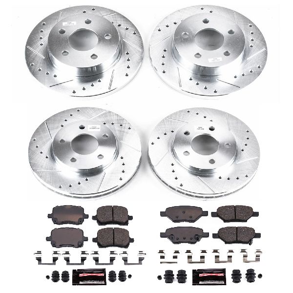 2006-2007 Pontiac G6 Disc Brake Kit - Front and Rear (Powerstop)