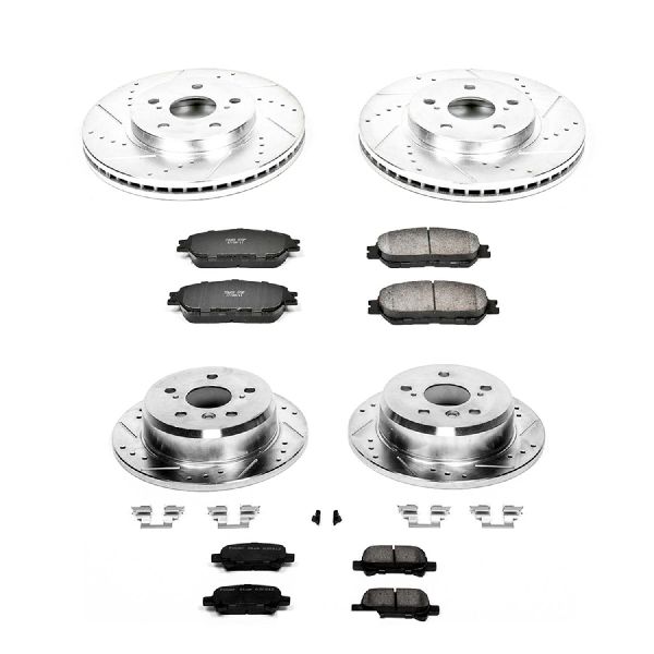 2004-2008 Toyota Solara Disc Brake Kit - Front and Rear (Powerstop)
