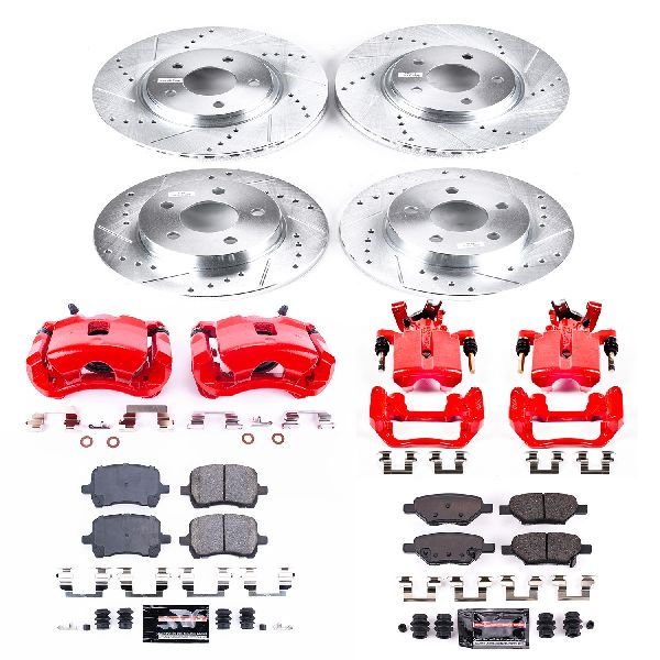 2009-2010 Pontiac G5 Disc Brake Kit - Front and Rear (Powerstop)