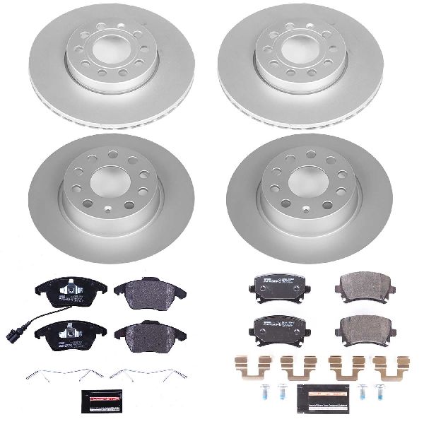 2010 Volkswagen Golf Disc Brake Kit - Front and Rear (Powerstop)