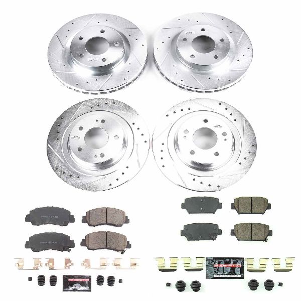 2018-2020 Mitsubishi Eclipse Cross Disc Brake Kit - Front and Rear (Powerstop)
