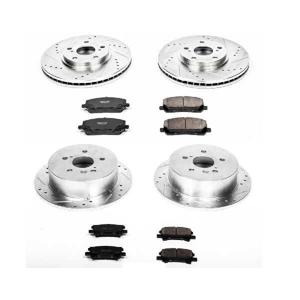 2004-2007 Toyota Highlander Disc Brake Kit - Front and Rear (Powerstop)