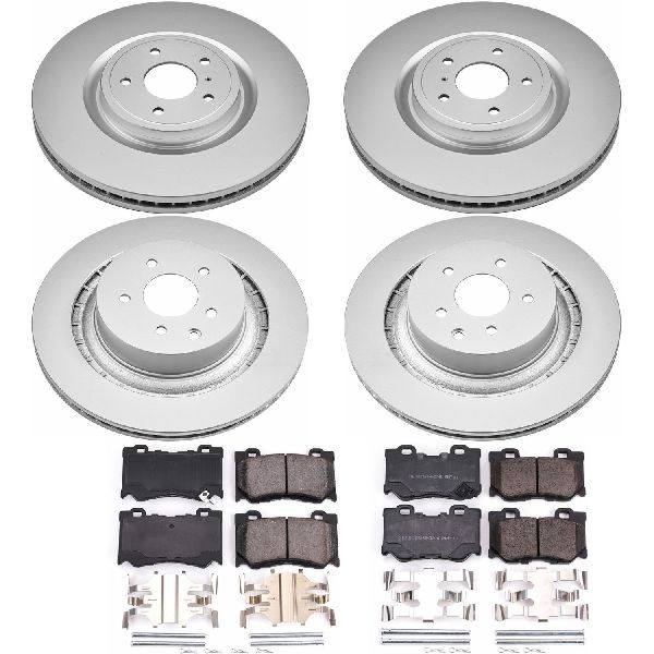 2008-2013 INFINITI G37 Disc Brake Kit - Front and Rear (Powerstop)