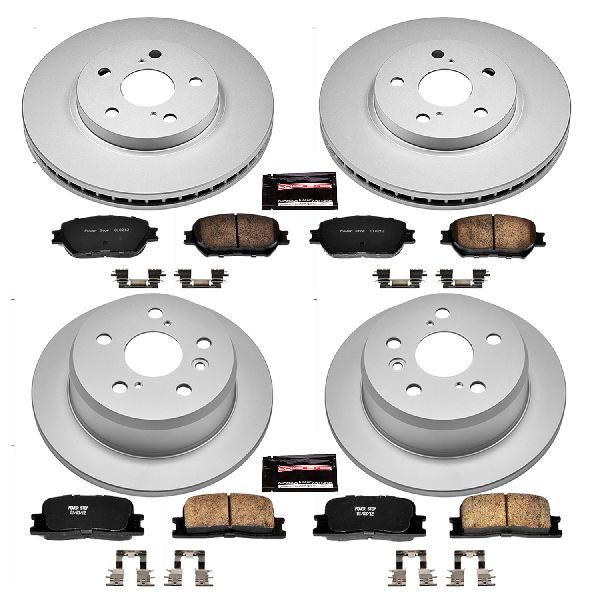 2002-2004 Toyota Camry Disc Brake Kit - Front and Rear (Powerstop)