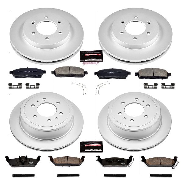 2006-2008 Lincoln Mark LT Disc Brake Kit - Front and Rear (Powerstop)