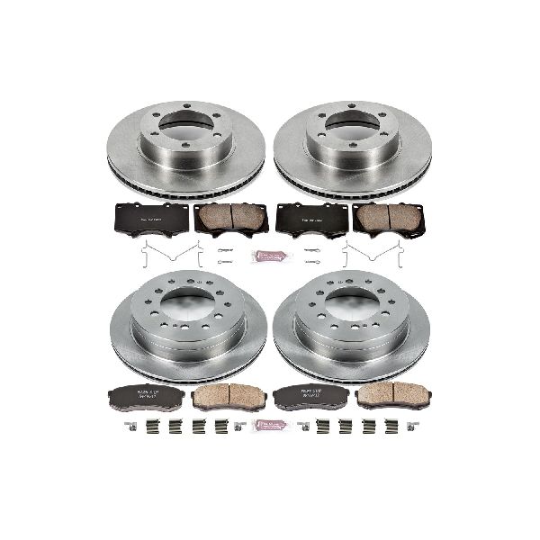 2001-2007 Toyota Sequoia Disc Brake Kit - Front and Rear (Powerstop)