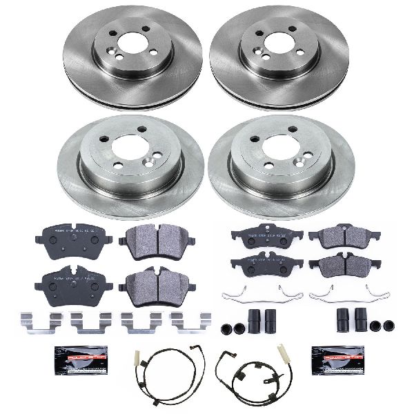 2007-2010 Mini Cooper Disc Brake Kit - Front and Rear (Powerstop)
