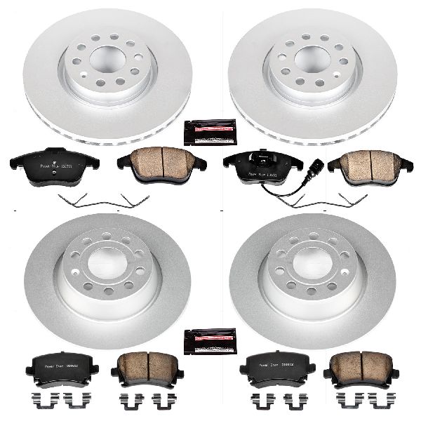 2017-2018 Volkswagen Tiguan Limited Disc Brake Kit - Front and Rear (Powerstop)