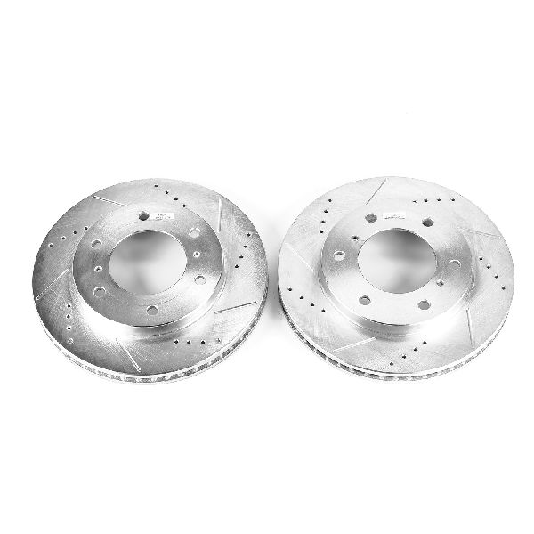 2000-2006 Mitsubishi Montero Disc Brake Rotor Set - Front (Powerstop)