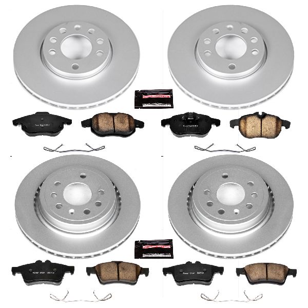 2003-2011 Saab 9-3 Disc Brake Kit - Front and Rear (Powerstop)