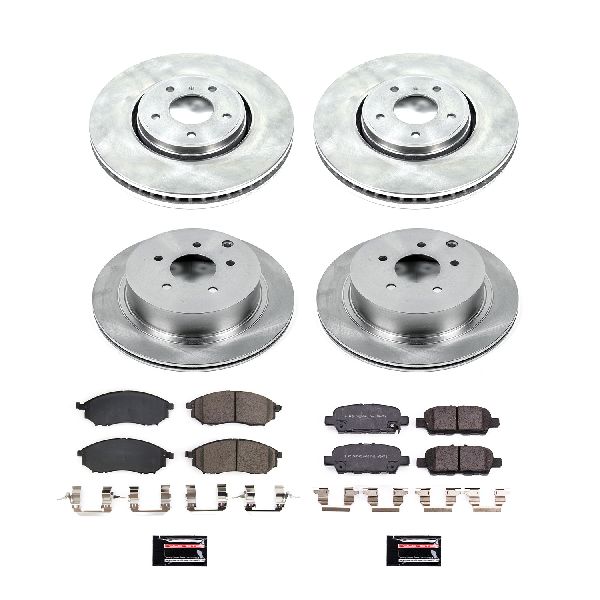 2010-2012 INFINITI FX35 Disc Brake Kit - Front and Rear (Powerstop)