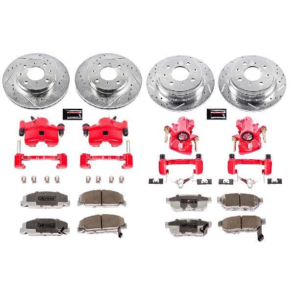 1993-1997 Honda Civic del Sol Disc Brake Kit - Front and Rear (Powerstop)