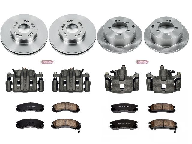 1999-2000 Mitsubishi Galant Disc Brake Kit - Front and Rear (Powerstop)