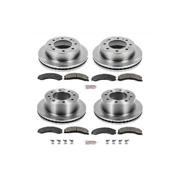 2015-2019 GMC Sierra 2500 HD Disc Brake Kit - Front and Rear (Powerstop)