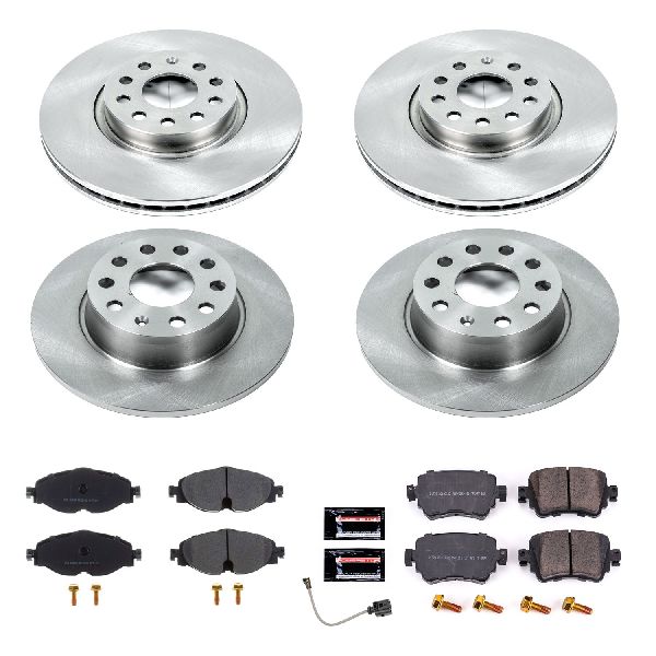 2015-2018 Volkswagen GTI Disc Brake Kit - Front and Rear (Powerstop)