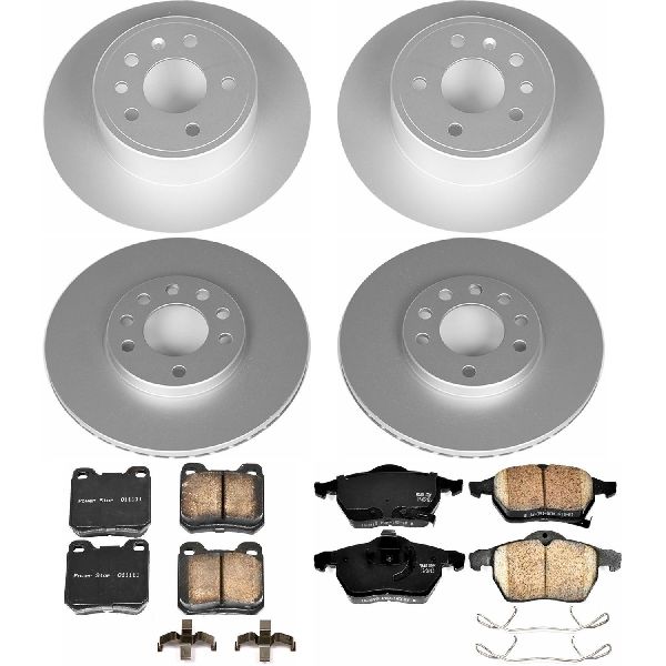 1999-2003 Saab 9-3 Disc Brake Kit - Front and Rear (Powerstop)