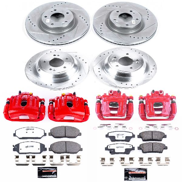 2010-2011 Hyundai Genesis Disc Brake Kit - Front and Rear (Powerstop)