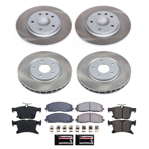 2017-2024 Chrysler Pacifica Disc Brake Kit - Front and Rear (Powerstop)