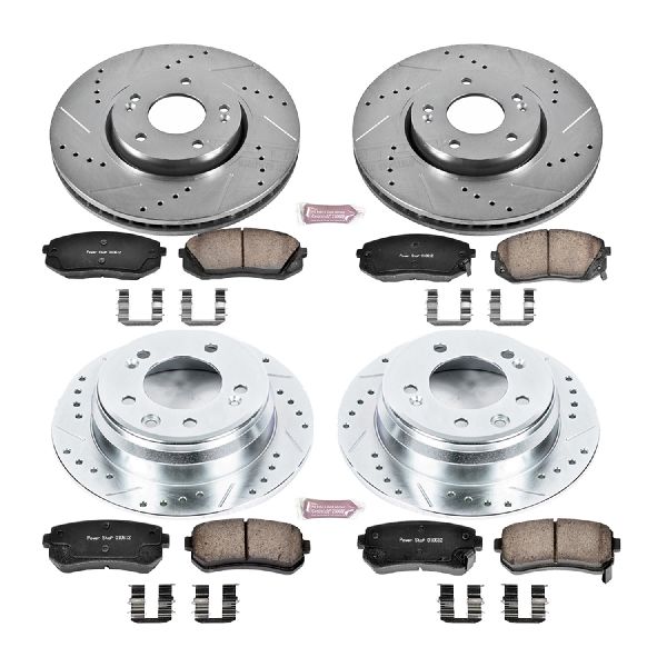 2012-2015 Hyundai Tucson Disc Brake Kit - Front and Rear (Powerstop)