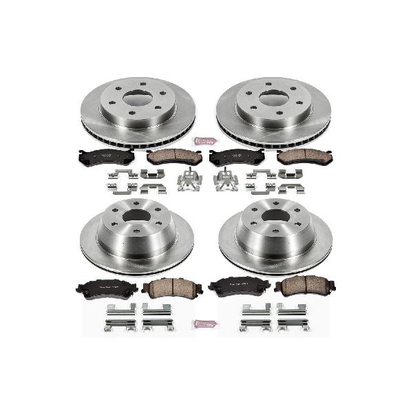 2003-2005 Chevrolet Astro Disc Brake Kit - Front and Rear (Powerstop)