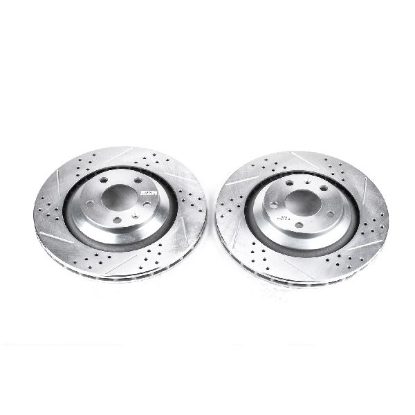 2006 Audi A6 Disc Brake Rotor Set - Rear (Powerstop)