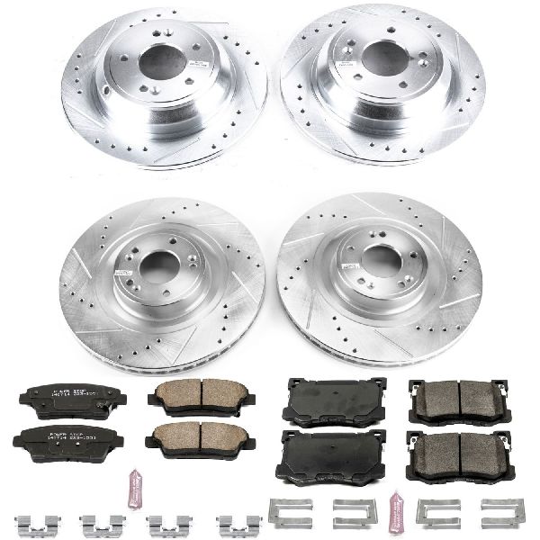2015-2016 Hyundai Genesis Disc Brake Kit - Front and Rear (Powerstop)