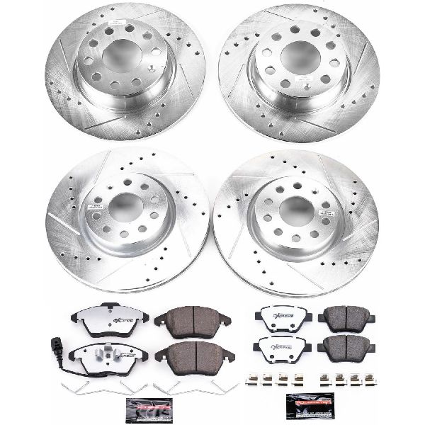2009-2016 Volkswagen Eos Disc Brake Kit - Front and Rear (Powerstop)