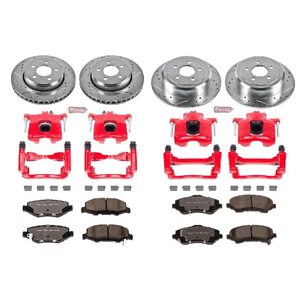 2007-2011 Dodge Nitro Disc Brake Kit - Front and Rear (Powerstop)