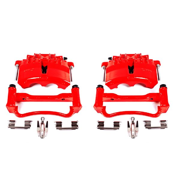 2003-2004 Ford Mustang Disc Brake Caliper Set - Front (Powerstop)