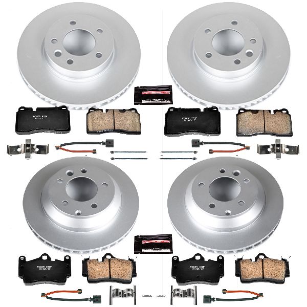 2007-2010 Volkswagen Touareg Disc Brake Kit - Front and Rear (Powerstop)