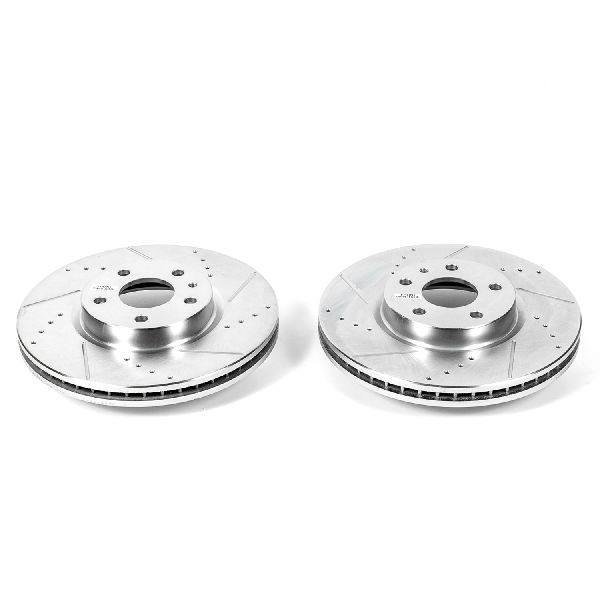 2013-2016 Lincoln MKZ Disc Brake Rotor Set - Front (Powerstop)